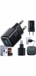 Joyroom Nabíječka Joyroom JR-TG7 33W USB-A + USB-C nástěnná nabíječka - černá