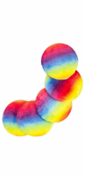 Glov Moon Pads duhové opakovaně použitelné vložky 5 ks.