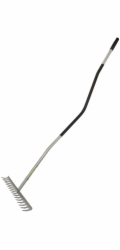 AWTools AWTOOLS HRÁBLE S RÁMOU, ZAHNUTÁ HŘÍDEL, 16 ZUBŮ