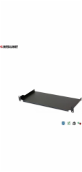 Intellinet Network Solutions 1U 200mm 19" racková police; 2 montážní body, pevná, černá (901406)