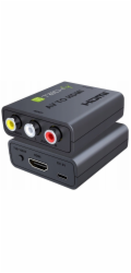 Techly Převodník Manhattan 622083 AV na HDMI - IDATA SPDIF 71 - černý