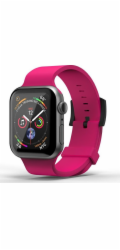Superdry Silikonový řemínek pro Apple Watch 38/40 mm růžový (41679)