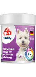 8in1 8v1 Vitality multivitaminy pro psy malých plemen - 70tb