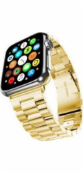 Mercury Mercury řemínek Kovový Apple Watch 38/40/41 mm zlatý/zlatý