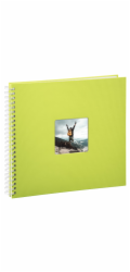 Fotoalbum Hama FINE ART 36x32 cm, 50 stran, kiwi, bílé listy, spirálové, lepicí