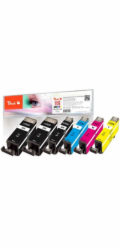 PEACH kompatibilní cartridge Canon CLI-526 MultiPack Plus, 2xbk, pbk, c, m, y