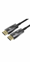 PREMIUMCORD Optický DisplayPort 1.4 přípojný kabel M/M, zlacené konekt. 20m