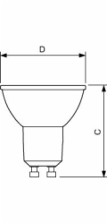 Philips LED SPOT 4W GU10 840 350LM / PHILI COREPRO 36° DIM 871951435885000