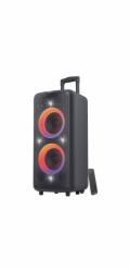 FENDA F&D párty repro PA300/ trolejové/ 100W/ BT/ USB/ FM rádio/ optický vstup/ bezdrát. mikrofon/ dálkové ovládání