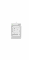 A4tech FSTYLER FK13P numerická klávesnice, USB Bílá