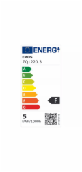 LED žárovka Classic Mini Globe 6W E14 teplá bílá 3Ks