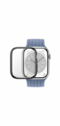 PanzerGlass - Ochrana obrazovky pro chytré hodinky - celé telo, s D3O - sklo - barva rámu cerná - pro Apple Watch Hermčs Series 9, SE 3, Series 10, Series 11, Series 8, Series 9