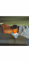 Decoded Decoded Ultra Traction - silikonový řemínek pro Apple Watch 49/45/44/42 mm Gen 1-9 - SE (meruňkový)