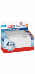 Tesa Waterproof Regal White se 4 velkými proužky Powerstrips