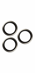 PanzerGlass Hoops - Chránic na objektiv pro mobilní telefon - sklo - barva rámu cerná - pro Apple iPhone 15 Pro, 15 Pro Max