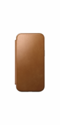 Nomad Kožené pouzdro Folio, anglická hnědá-C - iPhone 16 Pro Max