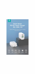 Deví síťová nabíječka Smart Series PD&QC 20W V2 - White