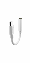 Devia Smart Series Adapter USB-C to 3.5mm - White