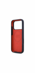 Red Bull Silicone Vertical Logo MagSafe Zadný Kryt pre iPhone 17 Pro Max modrý