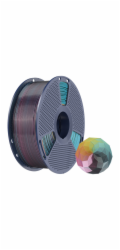 Filament Sunlu PLA+ Silk čtyřbarevný (červená-žlutá-zelená-černá)