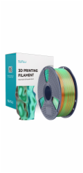 Tříbarevná vlákna Sunlu PLA+ Silk (oranžová, modrá a zelená)