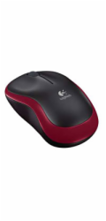Logitech Wireless Mouse M185, red