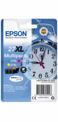 Epson C13T27154012 - originální EPSON ink Multipack 3-colour "Budík" 27XL DURABrite Ultra Ink