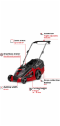 Einhell akumulátorová sekačka na trávu GE-CM 43 Li M Kit, 18 voltů