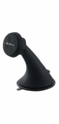 CANYON držák na telefon do auta, magnetický, na palubní desku nebo čelní sklo, 2 plíšky v balení, černá