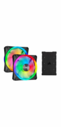 Corsair ventilátor QL Series QL140 RGB LED, 2x 140mm, 26dBA, Lighting Node CORE