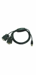 PremiumCord USB - 2x RS 232 převodník