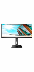 AOC 34" LED CU34P2A / zakřivený/ VA/ 3440x1440@100Hz/ 1ms/ 300cd/ 3000:1/ 50mil:1/ DP/ HDMI/ 4xUSB/ repro