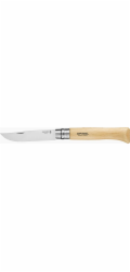 Opinel Taschenmesser No. 12 Carbonklinge mit Holzgriff