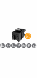 MULTIPACK 24 ks - rychlozařezávací keystone Solarix CAT6 UTP SXKJ-6-UTP-BK-NA Comp. Level a 4PPoE