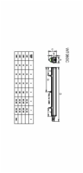 Svítidlo PHILIPS LEDINAIRE Waterproof WT060C LED56S/840 PSU L1500 IP65   P360119