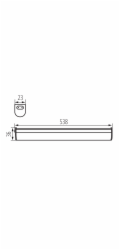 LED svítidlo MERA LED 10W NW 4000K bílé