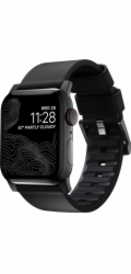 Nomad NOMAD Strap Modern Active Pro voděodolná kožená černá 42mm / 44mm konektor černý
