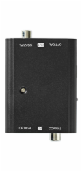 Nedis ACON2507BK - 2cestný | Vstupní konektor: 1x S / PDIF (RCA) Zásuvka / 1x TosLink Zásuvka | Výstupní konektor: 1x S / 