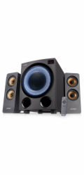 FENDA F&D repro F770X/ 2.1/ 76W/ černé s RGB/ BT5.0/ FM rádio/ USB přehrávání/ optický vstup/ dálkové ovládání