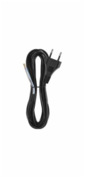 Kabel flexo 2 x 0,75mm, černá, 3m plochá, bal.  S19273