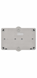 Zásuvka nástěnná dvojitá 16A/250V IP44  A1397.1
