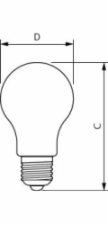 Philips CorePro LEDBulb ND 10.5-100W E27 A60 827 CLEAR GLASS LED žárovka Philips E27 10,5W 2700K 230V A60 CL P347144