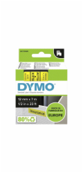 SPARE PRINT Kompatibilní páska pro DYMO - 45018- tisk černá/ podklad žlutá-12mm