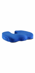 Powerton Ortopedický polštář, plastový hrot odolný proti tlaku, ergonomický, modrý, paměťová pěna, Powerton