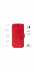 Kožené pouzdro typu kniha FIXED ProFit pro Samsung Galaxy A33 5G, červené