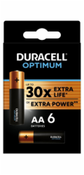 Duracell Optimum alkalická baterie 6 ks (AA)