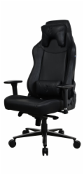 AROZZI herní židle VERNAZZA XL SoftPU Pure Black/ povrch polyuretan/ černá
