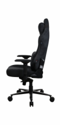 AROZZI herní židle VERNAZZA Supersoft Pure Black/ látkový povrch/ černá