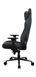 AROZZI herní židle VERNAZZA XL SoftFabric Dark Grey/ látkový povrch/ tmavě šedá