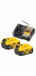 Sada startovacích baterií DEWALT DCB1104P2, 18V, nabíječka